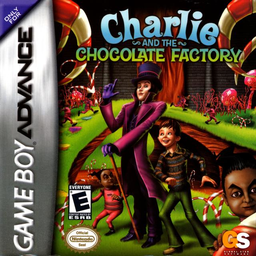 Charlie and the Chocolate Factory box art for GameBoy Advance